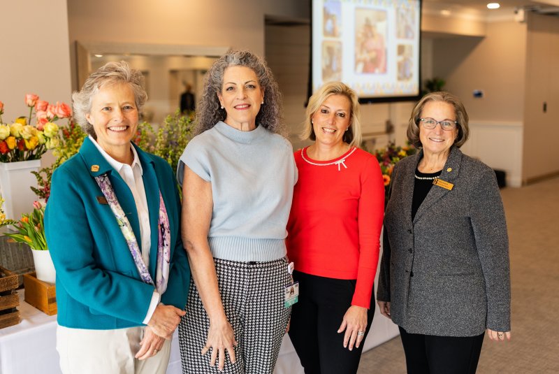 Women in Philanthropy Luncheon speakers shown are (l-r) Kay Young, Christine Steele, Alison Houck Andrew and Sara Larch. SUBMITTED PHOTO